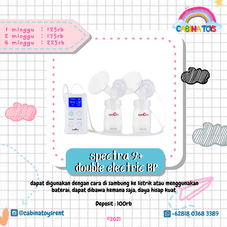 Gambar Spectra  9+ - double breastpump electric