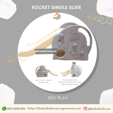 Gambar Edu play Single slide rocket grey white