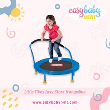 Gambar Little tikes Easy strore trampoline