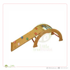 Gambar Little treehouse Pikler arch + slide 