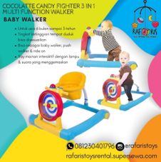 Gambar Cocolatte Baby walker candy fighter 3 in 1 multi function walker