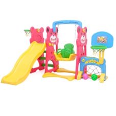 Gambar Labeille 4in1 slide & swing - red