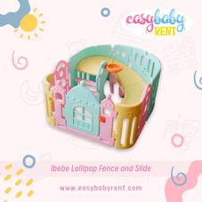 Gambar Ibebe  Lollipop fence and slide 