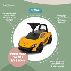 Gambar Pliko Ride on 812 mclaren