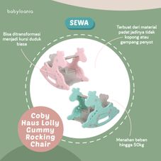 Gambar Coby haus Lolly gummy rocking chair