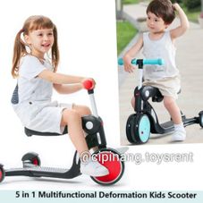 Gambar Xiaomi Bebehoo 5 in 1 deformation kids scooter