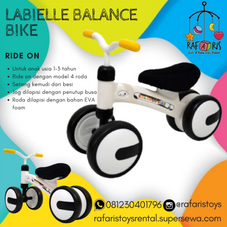 Gambar Labielle Zebra balance bike