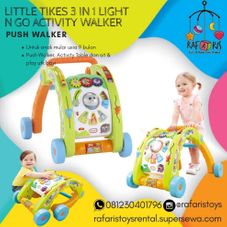 Gambar Little tikes Push walker light 'n go 3 in 1 activity walker 