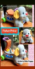 Gambar Fisher price Laugh & learn stride-to-ride puppy grey 