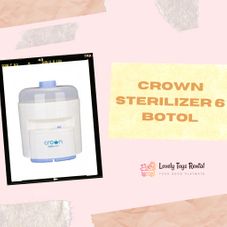 Gambar  Crown baby 6 bottles steam sterilizer alat steril uap cr-088
