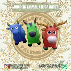 Gambar Jamping animal Kuda karet