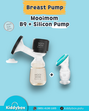 Gambar Mooimom - Pompa asi - mooimom b9 + silicon pump