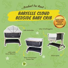 Gambar Babyelle Cloud bedside baby crib