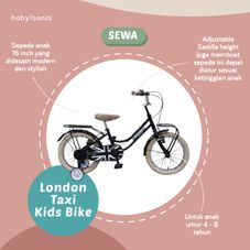 Gambar London taxi  Kids bike 