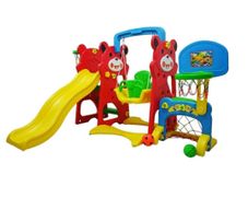 Gambar Labeille Panda 4 in 1 slide and swing grow activity