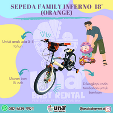 Gambar Sepeda anak Family inferno boy 18 inch