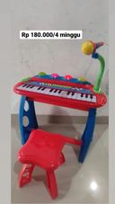 Gambar Kiddy fun Melody light keyboard & stoll