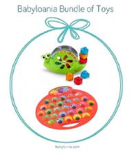 Gambar Bundle Of toys 26 : fisher price infant rock 'n sort snail pail , dan  elc lights and sounds phonics desk