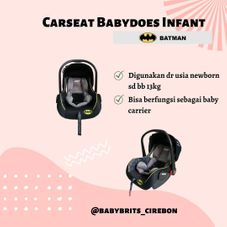 Gambar Babydoes Carseat infant babydoes justice batman