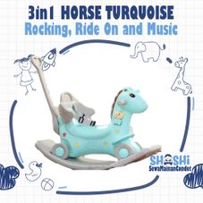 Gambar Babybliss 3in1 horse turquoise