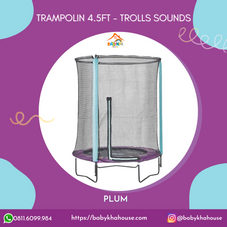 Gambar Plum Trampoline 4.5ft - trolls sounds