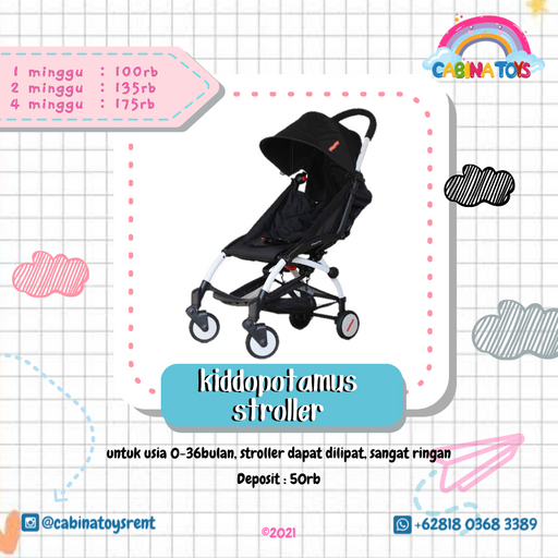 Kiddopotamus stroller 2024