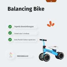 Gambar Exotic Balancing bike
