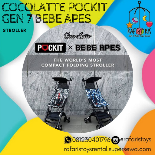 Sewa COCOLATTE Stroller Pockit Gen 7 CL 839 Bebe Apes Rafaris