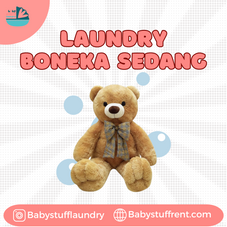 Gambar Laundry Boneka sedang