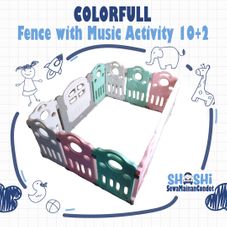 Gambar Colorfull Fence with music activity 10+2