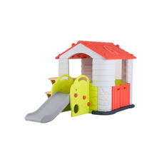 Gambar Eduplay  Playhouse with slide