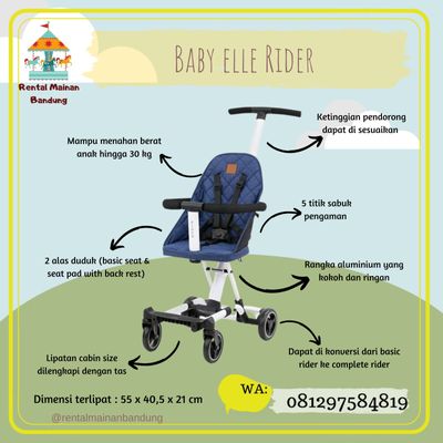 Sewa Baby Elle Rider Rental Mainan Bandung