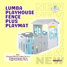 Gambar Lumba Playhouse fence plus playmat