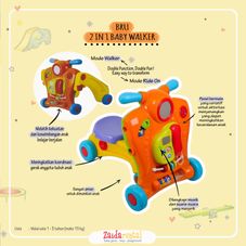 Gambar Bru 2 in 1 baby walker