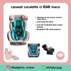 Gambar Cocolatte Carseat cocolate cs858