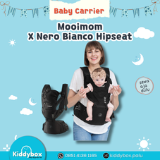 Gambar Mooimom - Gendongan bayi - mooimom nero x bianco