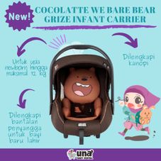 Gambar Cocolatte Carseat we bare bears