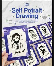 Gambar Self potrait  Drawing 