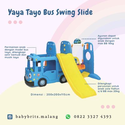 Tayo bus best sale slide and swing