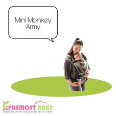 Gambar Mini monkey Gendongan mini monkey sling army