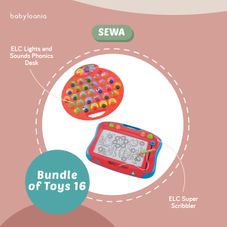 Gambar Bundle Of toys 16 : elc super scribbler & elc lights and sounds phonics desk