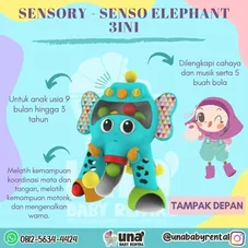 Gambar Sensory Senso elephant 3in1