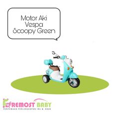 Gambar Pmb Motor aki vespa scoopy green