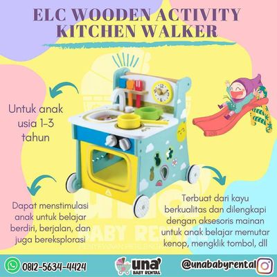 Elc wooden cheap kitchen walker