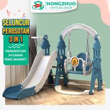 Gambar Hongzhou 3 in 1 slide swing blue