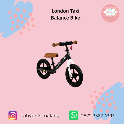 London taxi balance bike harga hot sale