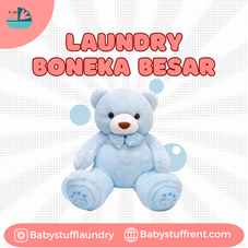 Gambar Laundry Boneka besar 