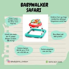 Gambar Bright starts Babywalker bright starts safari