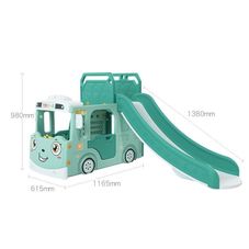 Gambar Happy play Tayo bus green
