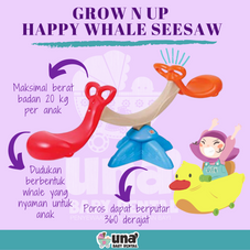 Gambar Grow n up Happy whale seesaw